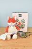 Doudou Darčeková sada Plyšová líška Romarin s dečkou 28 cm