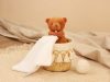 Doudou Môj malý medvedík 10 cm oranžový