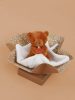 Doudou Môj malý medvedík 10 cm oranžový