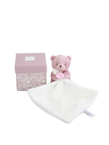 Doudou Môj malý medvedík 10 cm ružový