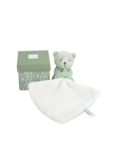 Doudou Môj malý medvedík 10 cm svetlo zelený