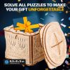 EscapeWelt 3D fa puzzle Titkos zár doboz