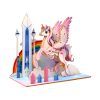 EscapeWelt 3D fa puzzle Unikornis