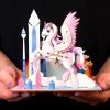 EscapeWelt 3D fa puzzle Unikornis