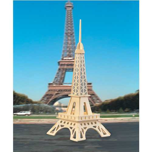 Woodcraft Drevené 3D puzzle Eiffelova veža menšia