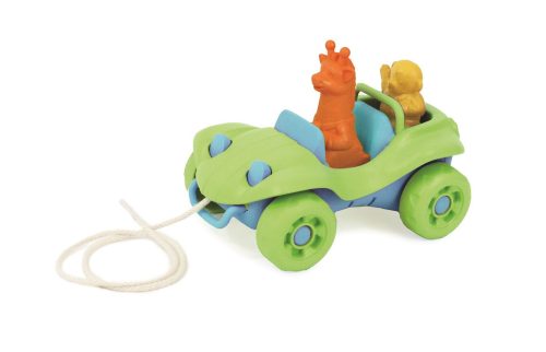 Green Toys Ťahacie auto zelené