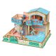 Woodcraft Drevené 3D puzzle Vila na ostrove Lembongon