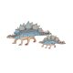 Woodcraft Drevené 3D puzzle Stegosaurus 2 v 1