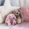 Doudou Histoire d'Ours Plyšová hračka ružový zajačik 25 cm