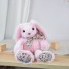 Doudou Histoire d'Ours Plyšová hračka ružový zajačik 25 cm