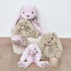 Doudou Histoire d'Ours Plyšový kamarát ružový zajačik 50 cm