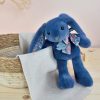 Doudou Histoire d'Ours Plyšový kamarát modrý zajačik 25 cm