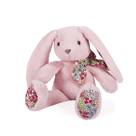 Doudou Histoire d'Ours Plüss 20 cm rózsaszín nyuszi