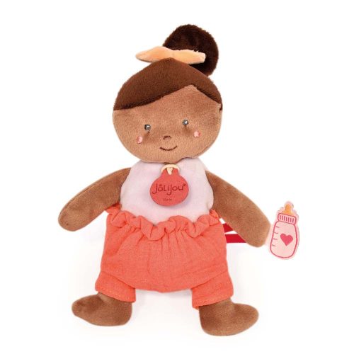 Doudou Jolijou Bábika 18 cm oranžová