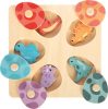 Small Foot fa memória puzzle dinoszauruszokkal