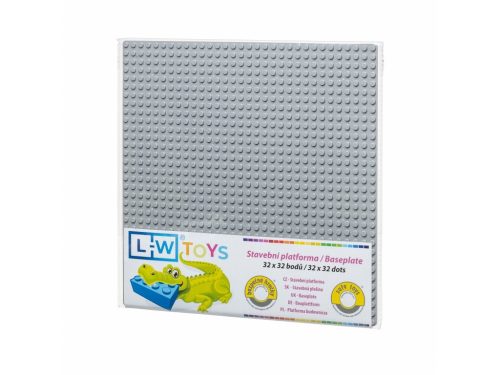 L-W Toys Základová doska 32x32 svetlo šedá