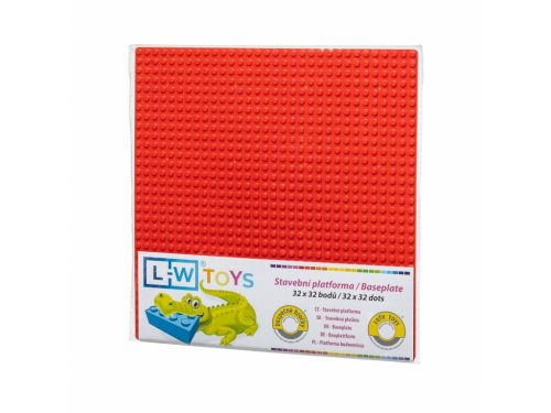 L-W Toys Základová doska 32x32 červená