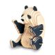 Woodcraft Drevené 3D puzzle panda