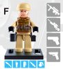 Sluban építőkészlet figurák M38-B0586 Rendőrök és tolvajok - 1db F