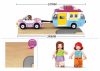 Sluban építőkészlet Girls Dream Holidays M38-B0606 Autó lakókocsival 281 db