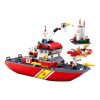 Sluban építőkészlet Firefighters M38-B0630 Mentőhajó 405 db (LEGO kompatibilis)