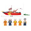 Sluban építőkészlet Firefighters M38-B0630 Mentőhajó 405 db (LEGO kompatibilis)