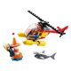 Sluban Town építőkészlet Beach Guards M38-B0669 Mentőhelikopter és cápa 149 db