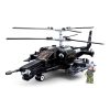 Sluban Model Bricks M38-B0752 Bojový vrtuľník Ka-50 Black Shark