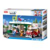 Sluban Town építőkészlet M38-B0759B Benzinkút 322 db (LEGO kompatibilis)