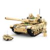 Sluban Model Bricks építőkészlet M38-B0790 fő harckocsi típus 99A 893 db