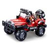 Sluban Model Bricks építőkészlet M38-B0816 Off Road Red 4x4 253 db (LEGO kompatibilis)