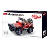 Sluban Model Bricks építőkészlet M38-B0816 Off Road Red 4x4 253 db (LEGO kompatibilis)