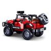 Sluban Model Bricks építőkészlet M38-B0816 Off Road Red 4x4 253 db (LEGO kompatibilis)