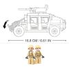 Sluban Army Model Bricks M38-B0837 Hummer bojový off road