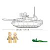 Sluban Model Bricks építőkészlet M38-B0892 M1A2 Abrams harckocsi 781 db (LEGO kompatibilis)