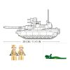Sluban Model Bricks építőkészlet M38-B0892 M1A2 Abrams harckocsi 781 db