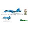 Sluban Model Bricks M38-B0985 Stíhacie lietadlo Su-27 2v1