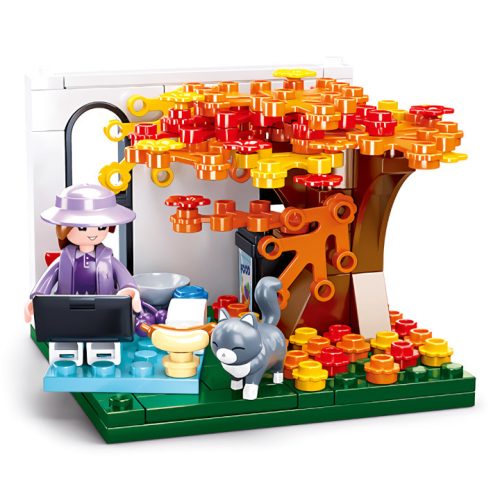 Sluban építőkészlet Mini Handcraft M38-B0989C Ősz 113 db (LEGO kompatibilis)