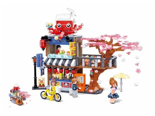 Sluban építőkészlet Girls Dream M38-B1019 Tako Yaki japán bisztró 548 db
