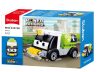 Sluban Power Bricks építőkészlet M38-B1072D Felhúzható zöld úttisztító autó szemekkel 44 db
