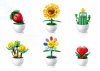 Sluban építőkészlet Flowers M38-B1073 Virágok kis szemekkel 6 db virágos készlet 529 db