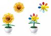 Sluban építőkészlet Flowers M38-B1073 Virágok kis szemekkel 6 db virágos készlet 529 db
