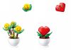 Sluban építőkészlet Flowers M38-B1073 Virágok kis szemekkel 6 db virágos készlet 529 db