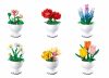 Sluban építőkészlet Flowers M38-B1077 Tavaszi virágok 6 db virágos készlet 515 db