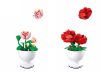 Sluban építőkészlet Flowers M38-B1077 Tavaszi virágok 6 db virágos készlet 515 db