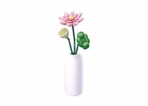 Sluban építőkészlet Flowers M38-B1101-06 Lotus vázában 254 db