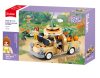 Sluban építőkészlet Girls Dream Pumpkin M38-B1175 Gyümölcsautó 292 db