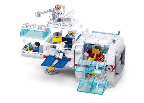 Sluban Space építőkészlet M38-B1201 Dream Space bázisállomás vezérlőmodul 502 db
