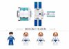 Sluban Space építőkészlet M38-B1201 Dream Space bázisállomás vezérlőmodul 502 db