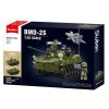 Sluban Model Bricks építőkészlet M38-B1250 Tank BMD-2S 1:35 méretben 530 db